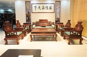 卷書沙發(fā)（血檀）